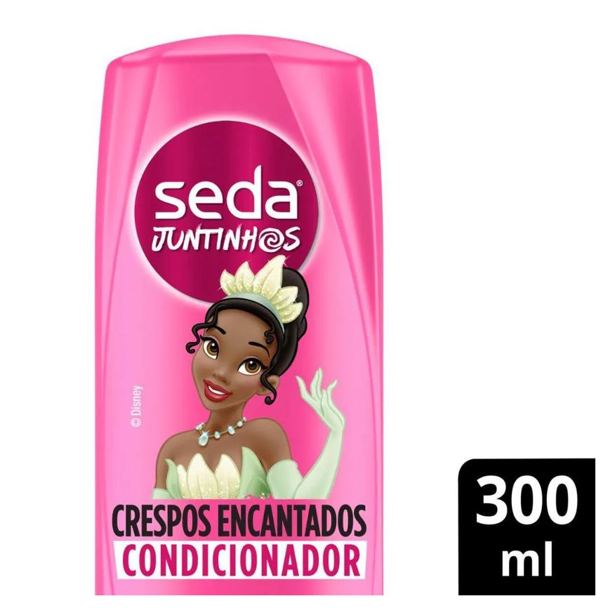Seda Condicionador Infantil Tiana Juntinhos Crespos Encantados 300ml