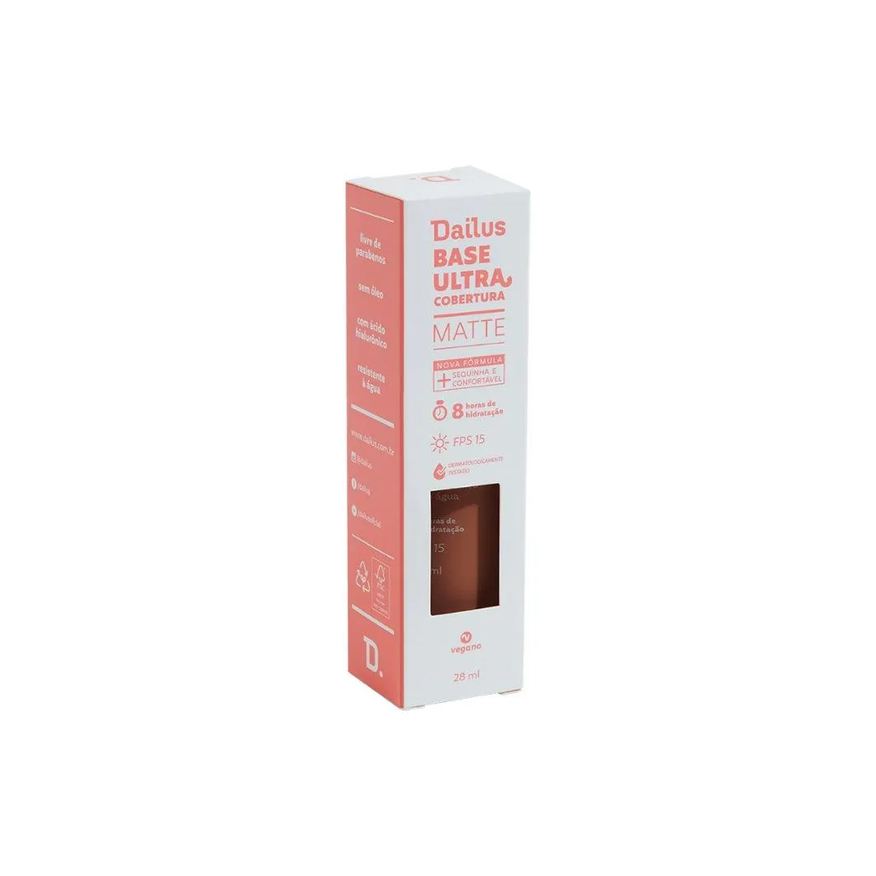 Dailus Base Facial Líquida Ultra Cobertura D10