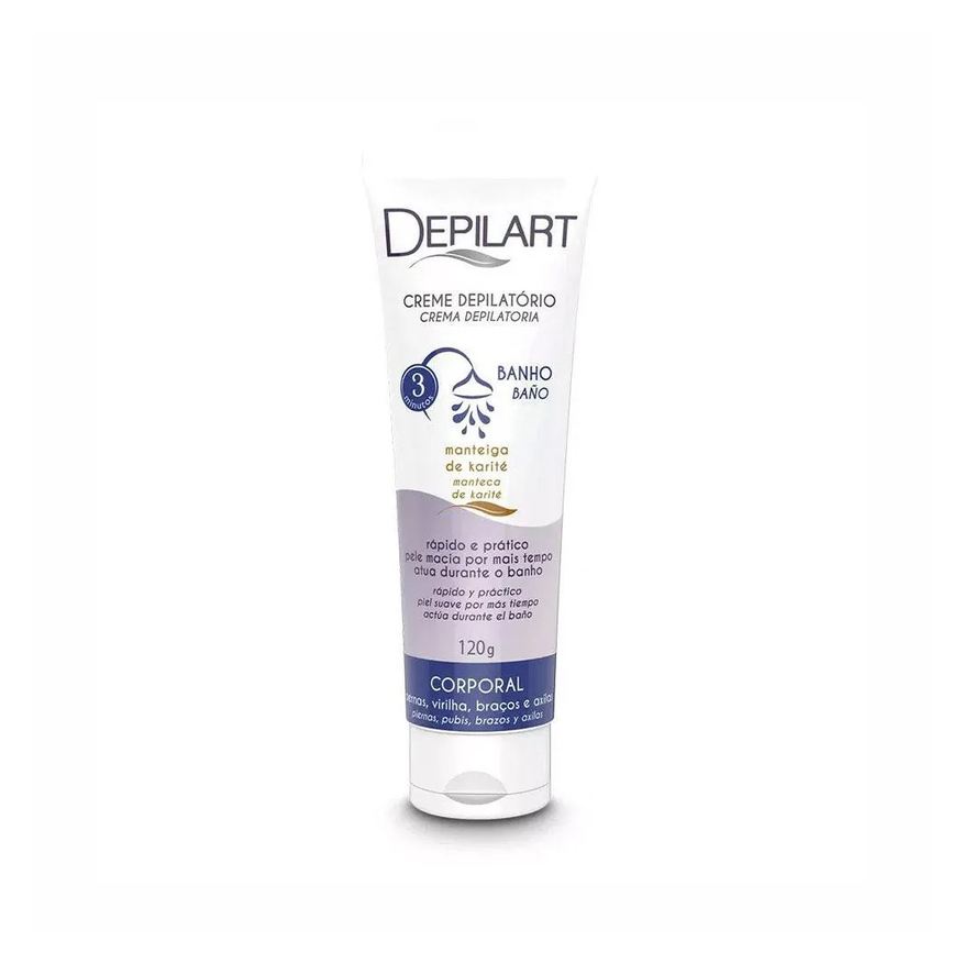 Depilatório Creme Corporal Depilart Manteiga Karité 120g