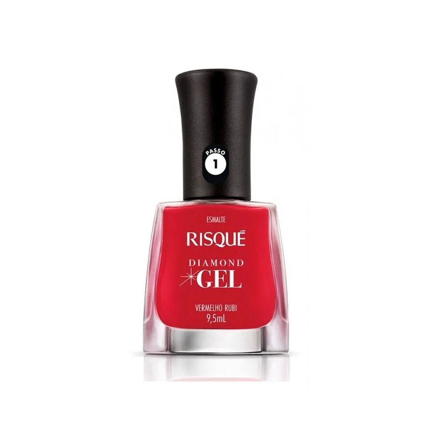 Risqué Esmalte Risque Diamond Gel Cremoso Vermelho Rubi