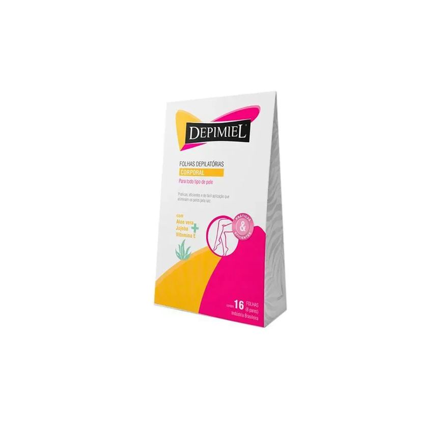 Prontas Folhas para Depilação Corporal Depimiel 16fls