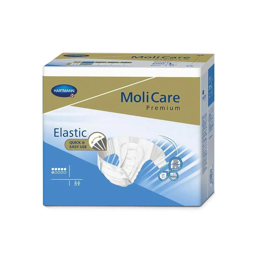 Hartmann Fralda Adulto MoliCare Elastic Premium 6D Extra Plus - M (30 unidades)