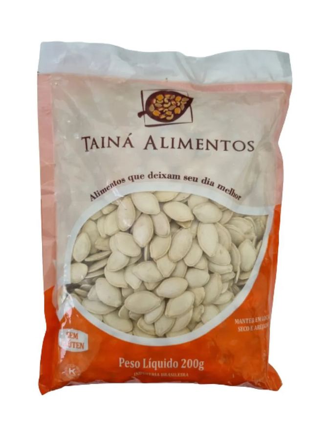 Tainá Alimentos Semente De Abóbora Crua Com Casca 200g