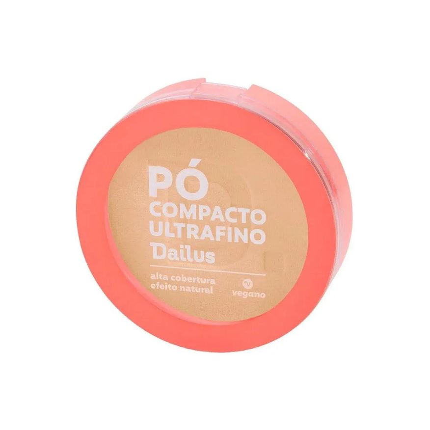 Dailus Pó Compacto Ultrafino Vegano D2 Claro