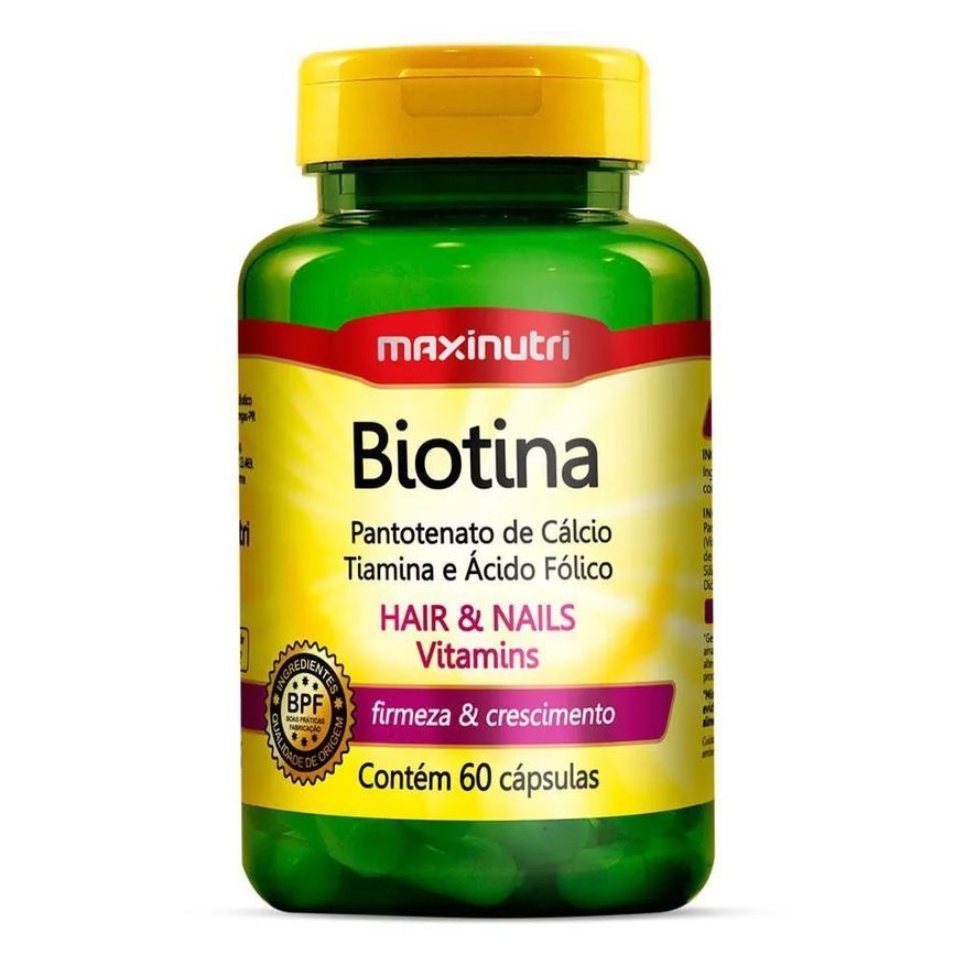 Hair Biotina Nails 60cps Maxinutri