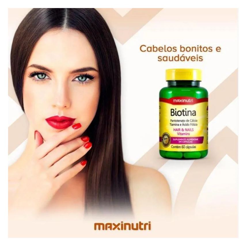 Hair Biotina Nails 60cps Maxinutri