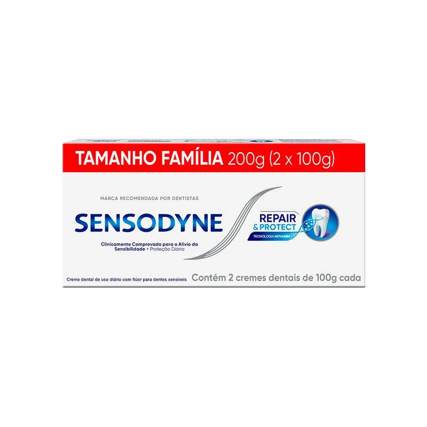 Sensodyne Creme Dental Repair & Protect 100g 2 unidades