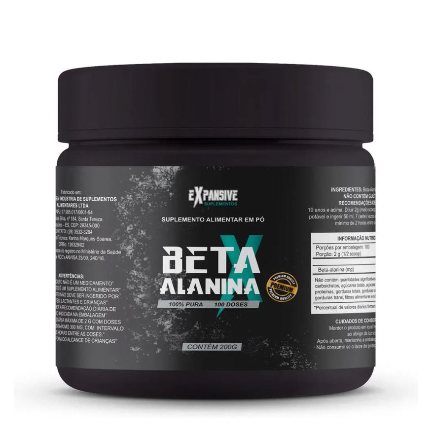 Expansive Beta - Alanina 200g Sabor Neutro