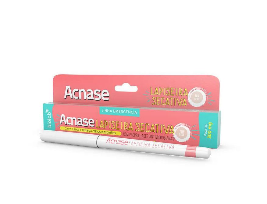 Acnase Lapiseira Secativa para Cravos e Espinhas com 0,3g