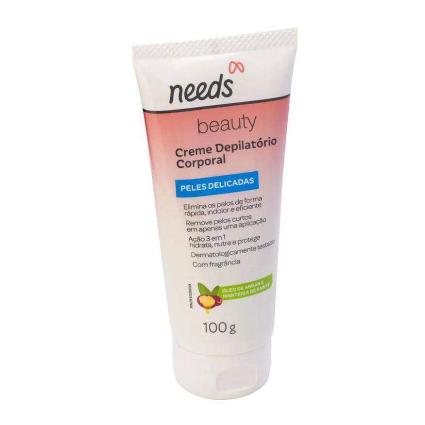 Needs Creme Depilatório Corporal Beauty Pele Delicada 100g