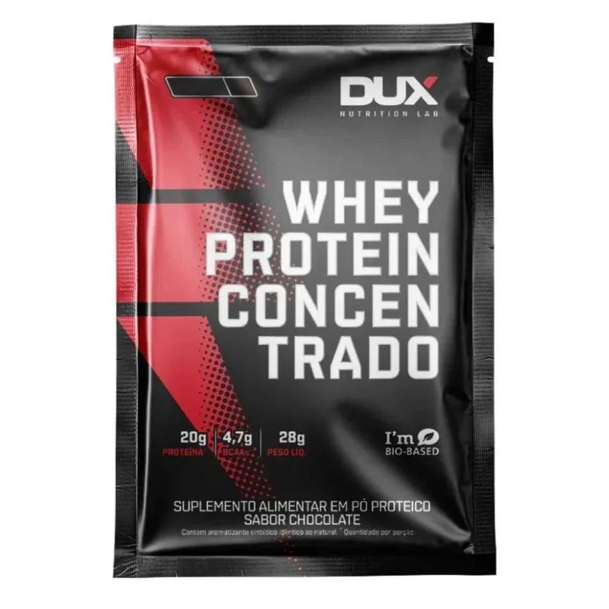 Dux Whey Protein Concentrado sem Sabor Sachê 25g
