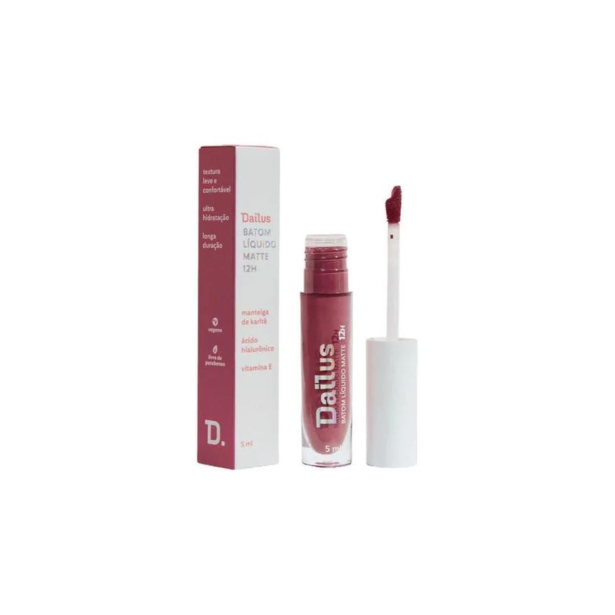 Dailus Batom Líquido Matte 12h Rosé