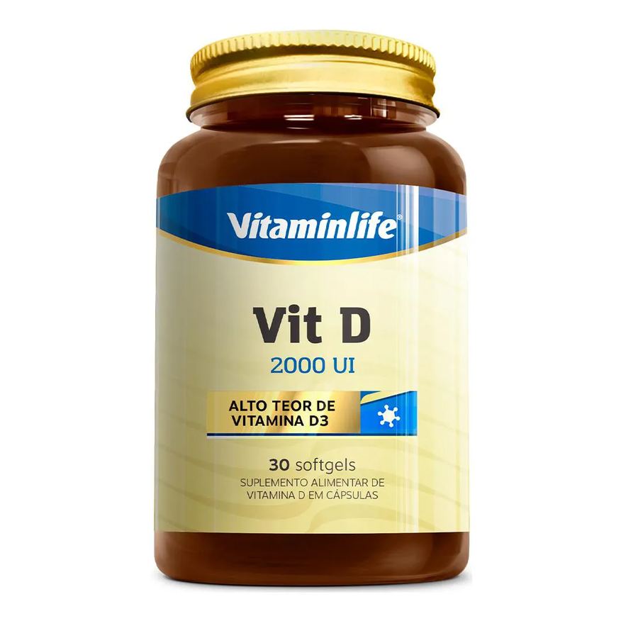 Vitaminlife Vit D 2.000ui 30 cápsulas