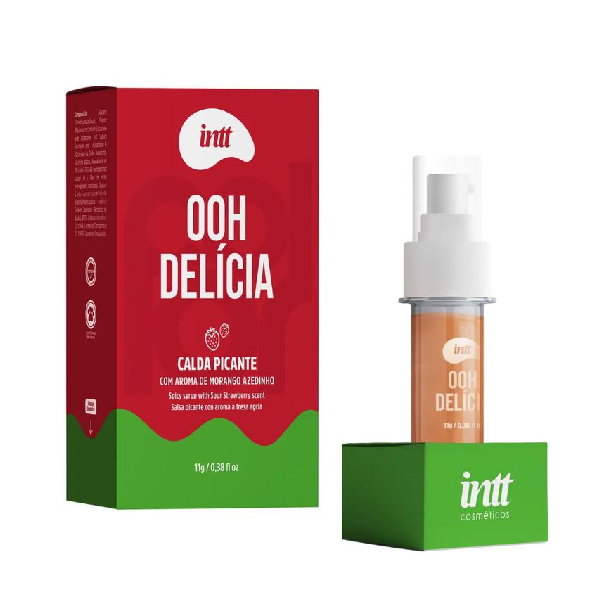 Intt Cosméticos Ooh Delicia Calda Picante Morango