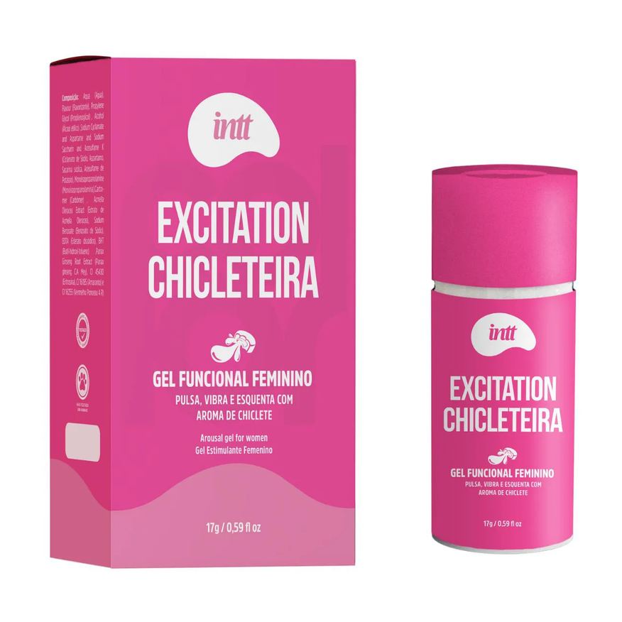 Intt Cosméticos Gel Funcional Excitation Chicleteira - Intt