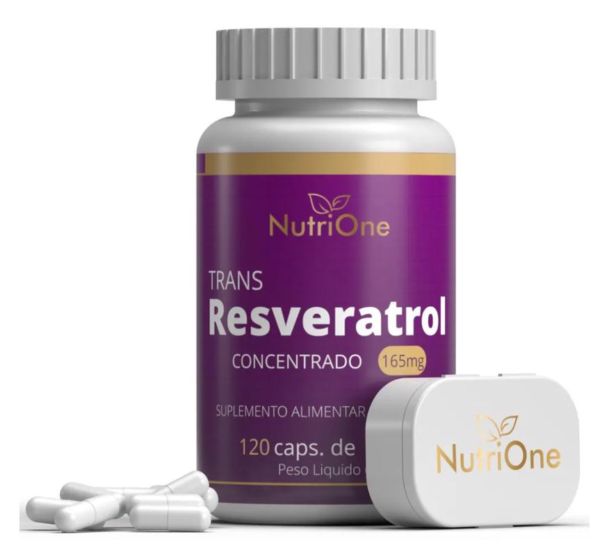 Nutrione Trans-Resveratrol Concentrado 500mg 120 Capsulas