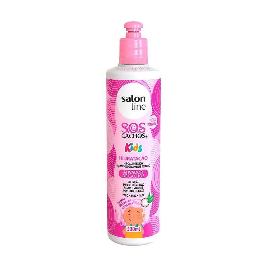Salon Line Ativador de Cachos Infantil Sos Kids 300ml