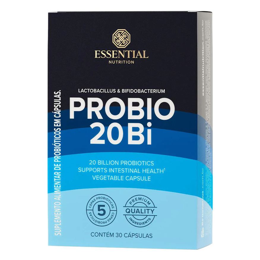 20 Probio Bi Blend de Probioticos (30 cápsulas Vegetal) – Essential Nutrition