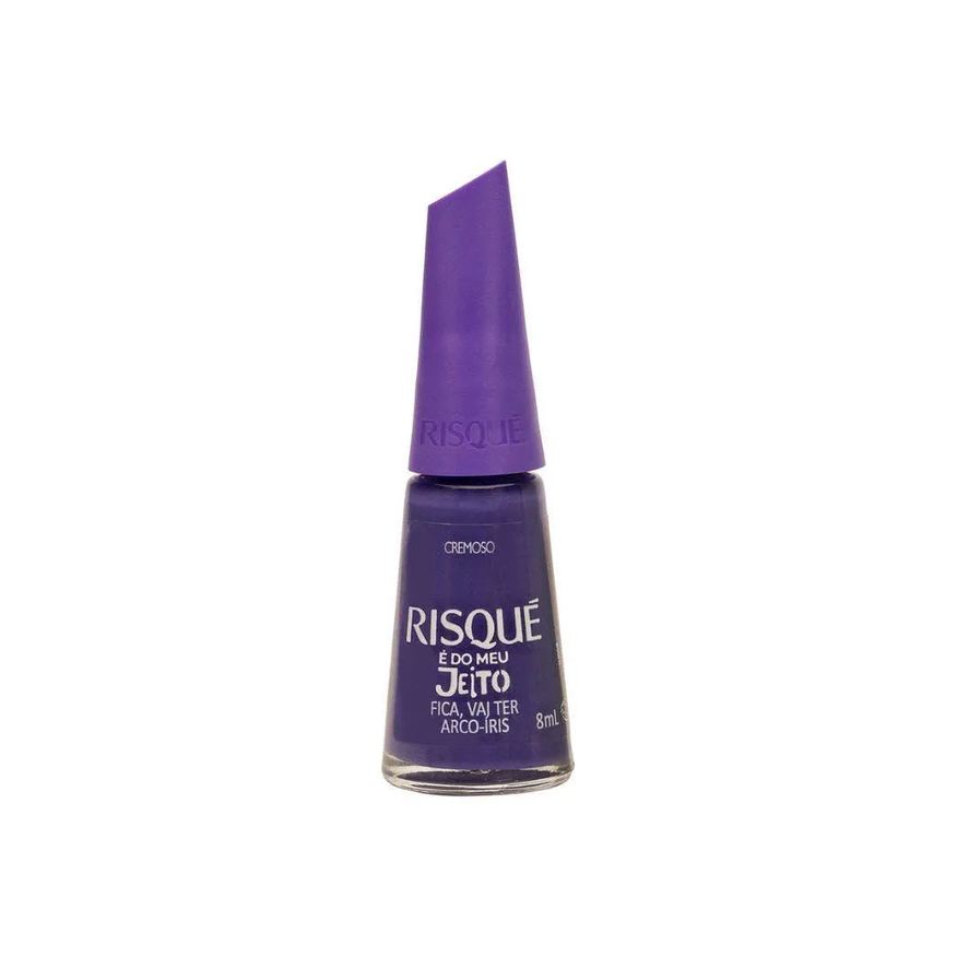 Risqué Esmalte Cremoso Fica, Vai Ter Arco-íris! 8ml