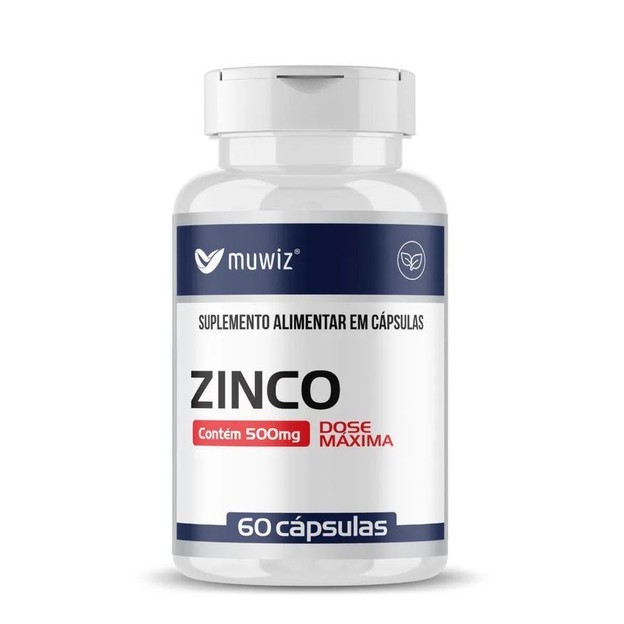 Muwiz Zinco Quelato 60 cápsulas 500mg