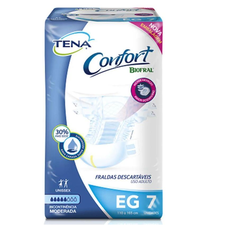 Biofral Fralda Geriátrica Confort Plus EG Absorção Moderada 7 unidades