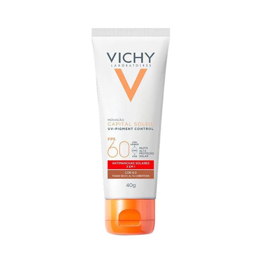 Vichy Protetor Solar Capital Soleil Fps 60 Uv-Pigment Control 5.0 40g