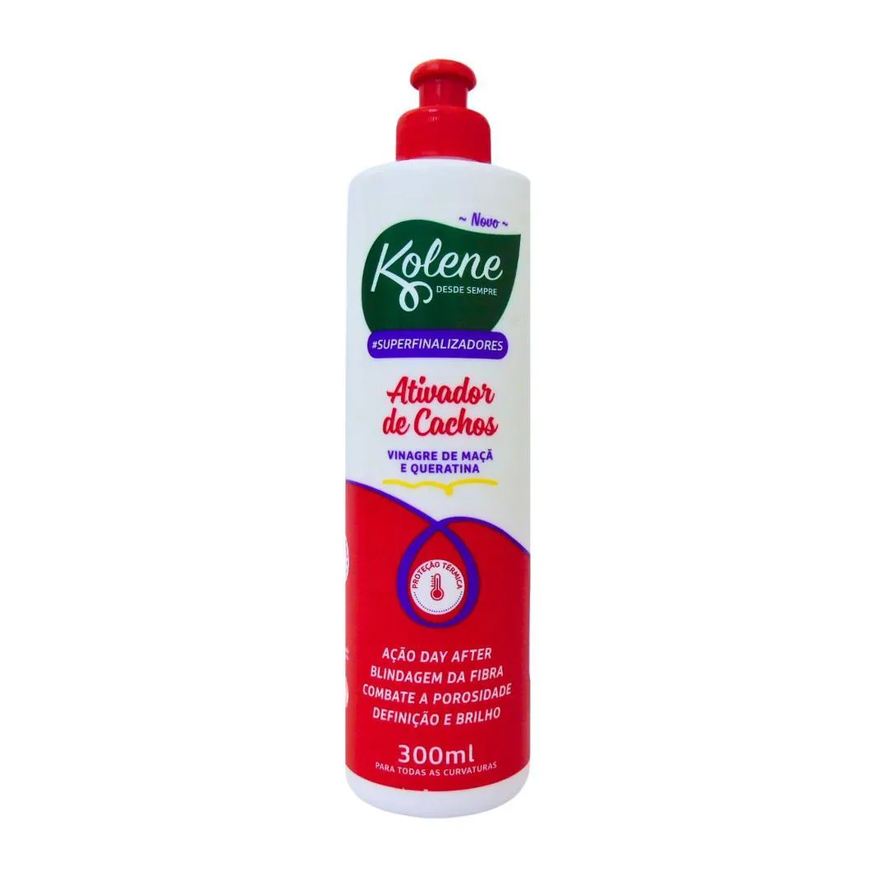 Kolene Ativador de Cachos Vinagre de Maçã e Queratina 300ml