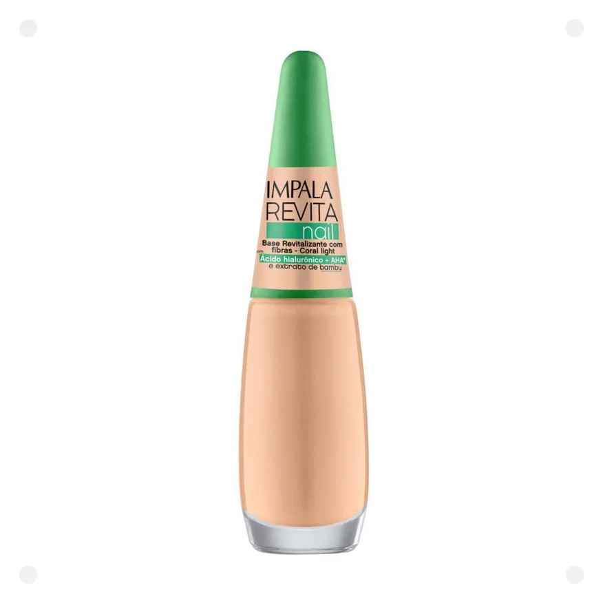 Impala Base com Fibras Revita Nail Coral Light 7,5ml