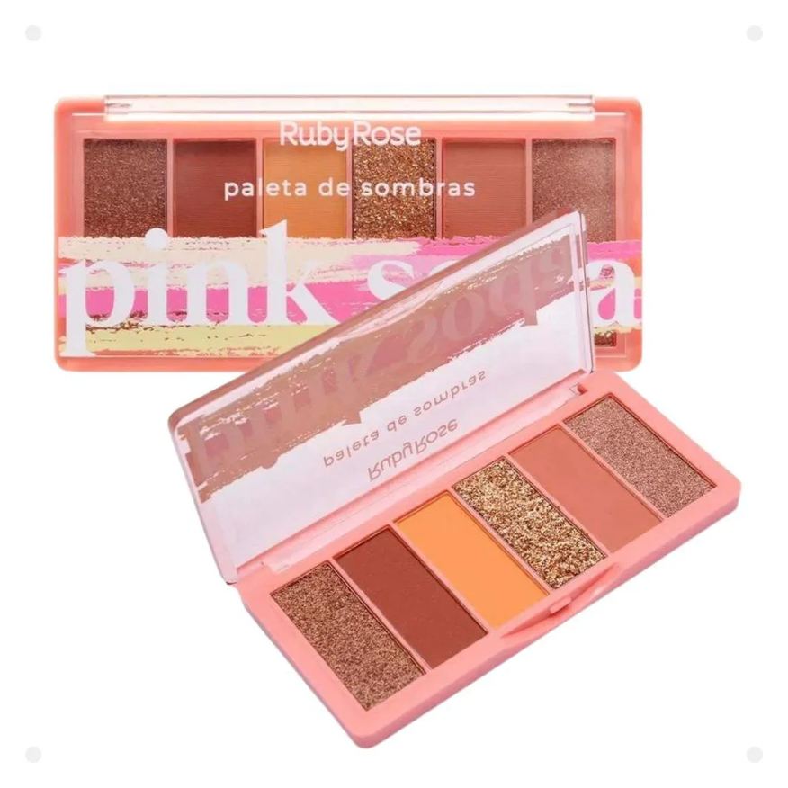 Ruby Rose Paleta de Sombras Pink Soda 12,9g