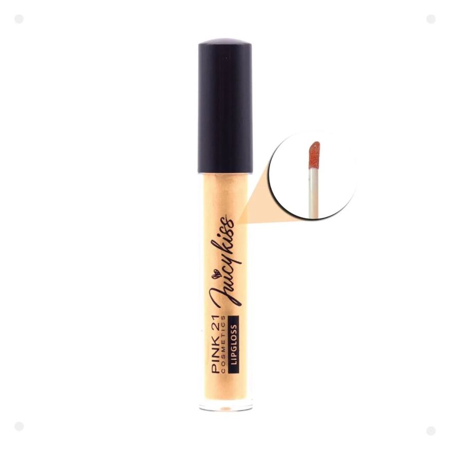 Pink 21 Lipgloss com Glitter Juicy Kiss 01 4ml