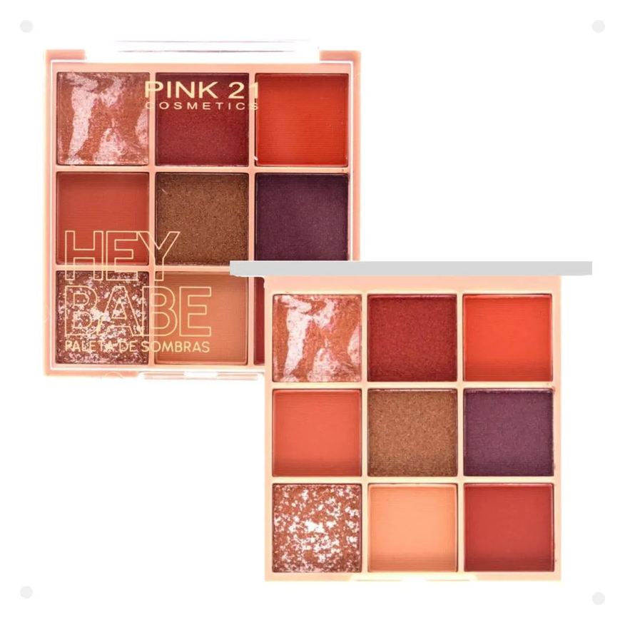 Pink 21 Paleta de Sombras Hey Babe 1 9g