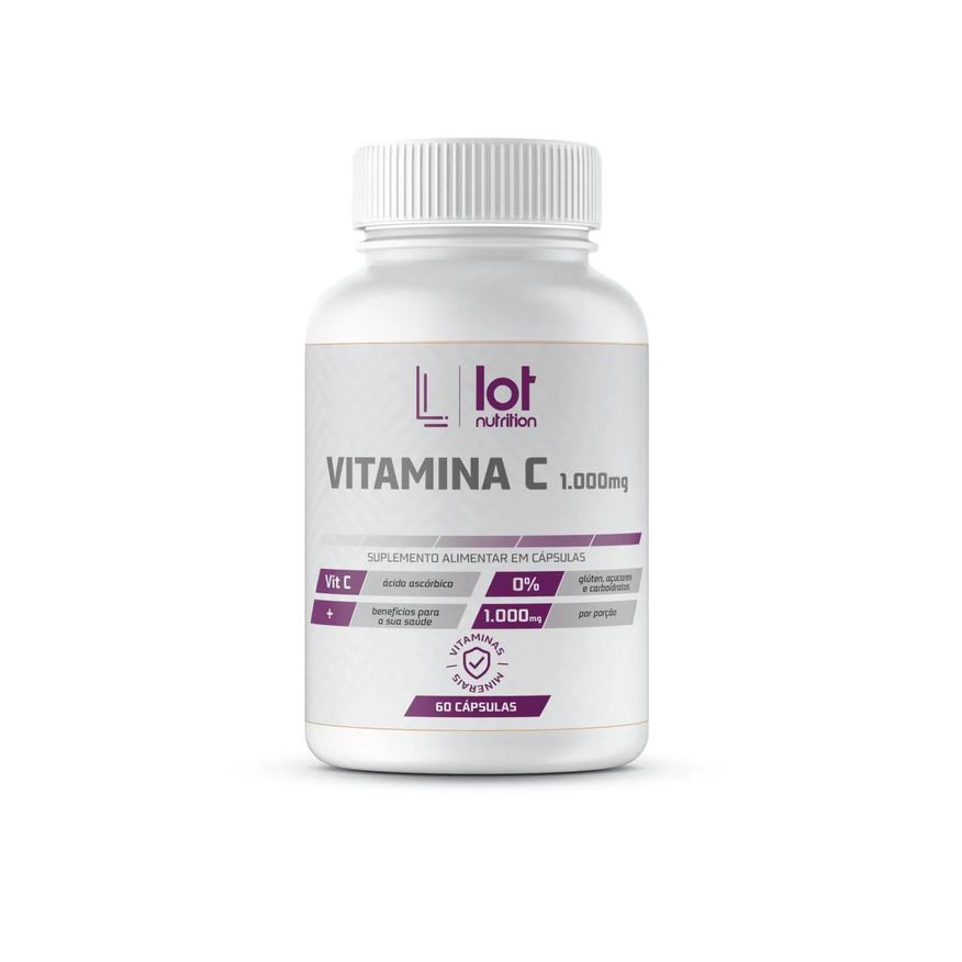 Lot Nutrition Vitamina C 1.000mg 60 cápsulas