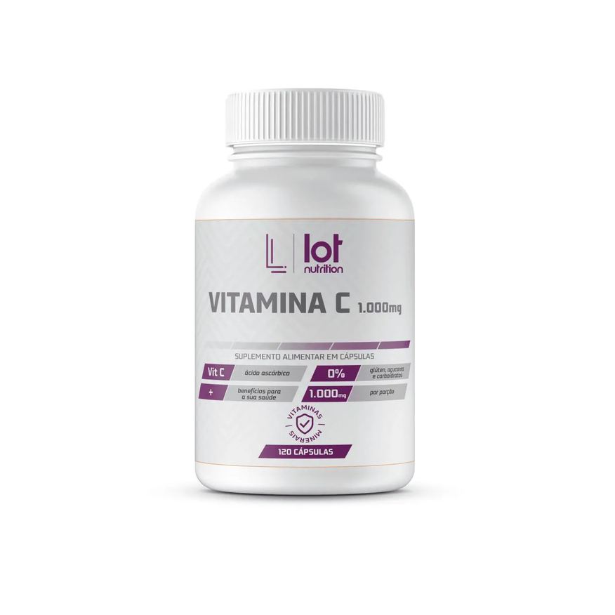 Lot Nutrition Vitamina C 1.000mg 120 cápsulas