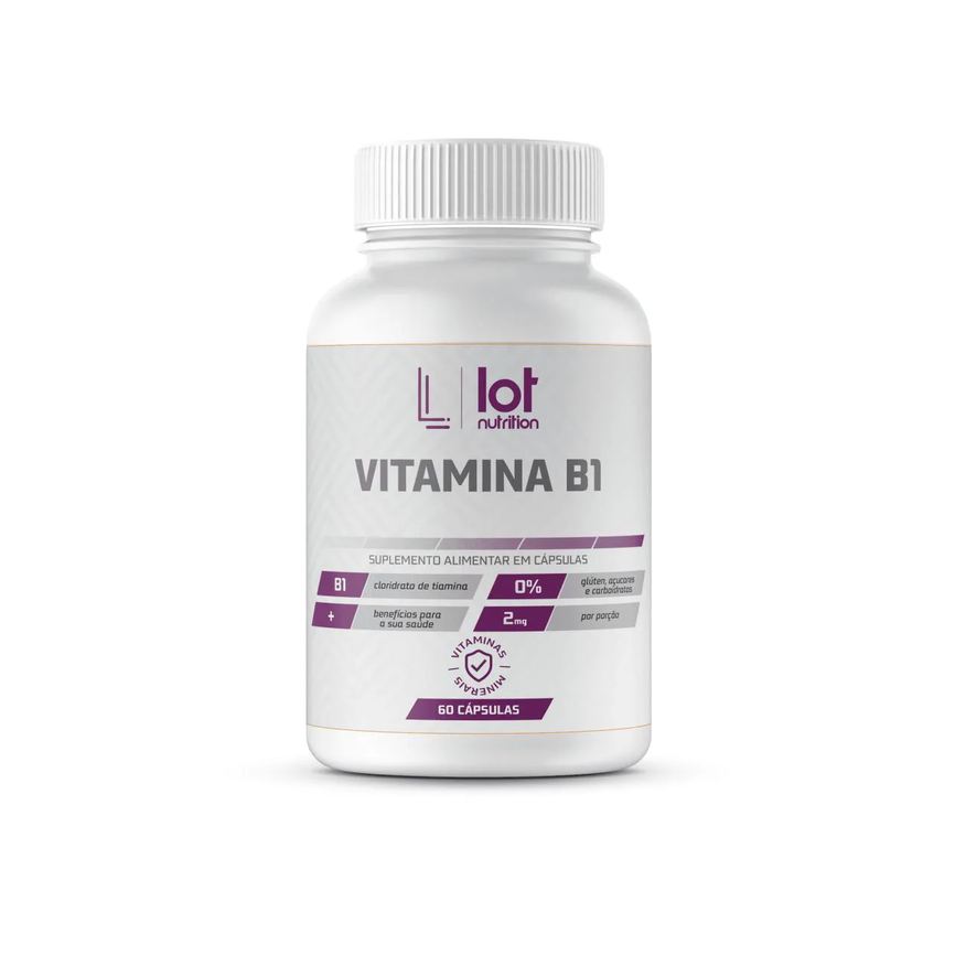 Lot Nutrition Vitamina B1 Tiamina 60 cápsulas
