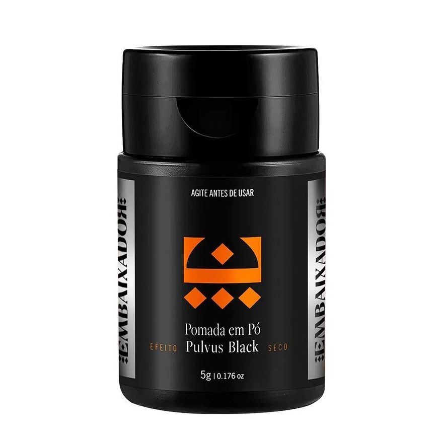 03 Kit Pomada em Pó Pulvus Black Embaixador 5g