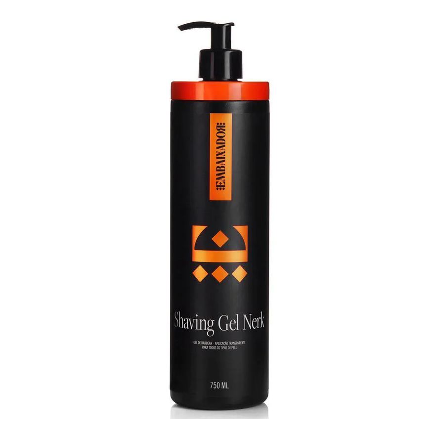 Gel Shaving Nerk + Shaving Cream Nerk Embaixador 750ml