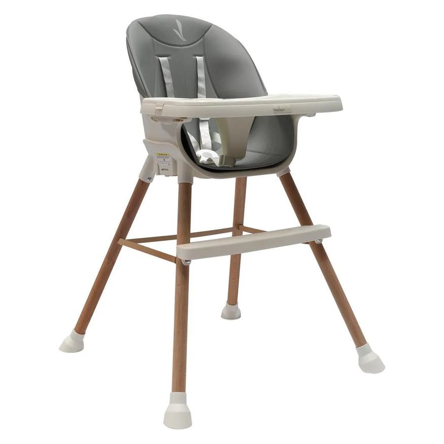 Premium Baby Cadeira de Alimentação Executive 5 em 1 Cinza