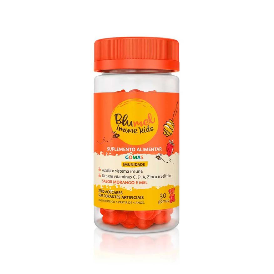 Blumel Polivitamínico Imune Kids Morango e Mel 30 gomas