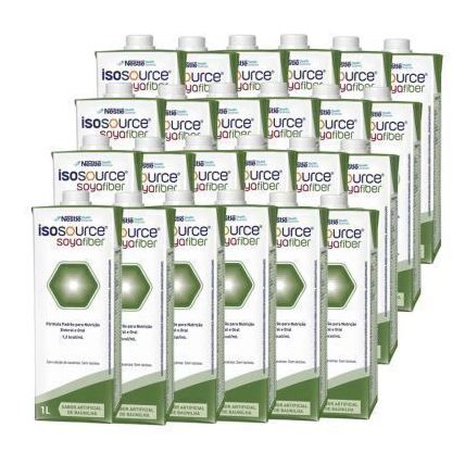 Enteral Nutrição E Oral Isosource Soya Fiber 1L 24 Unidades