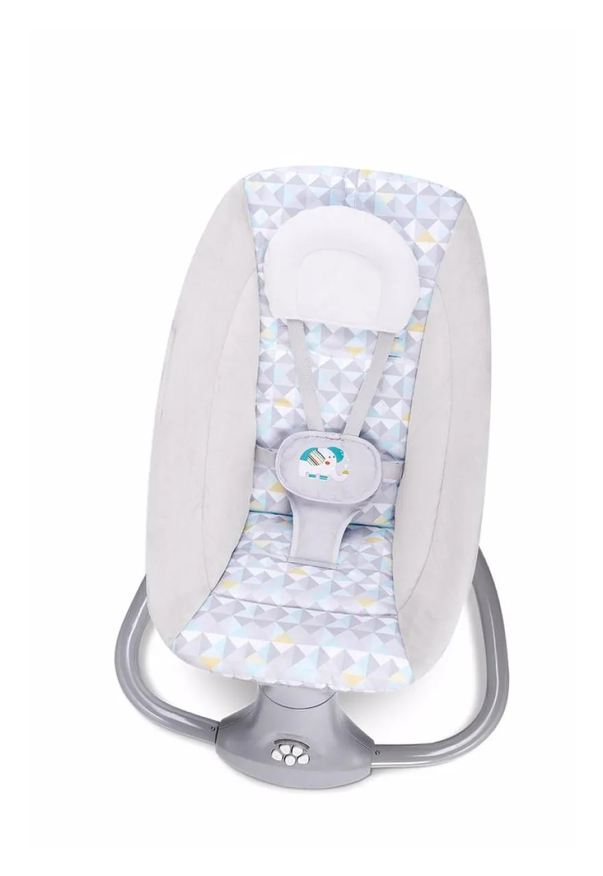 Mastela Cadeira de Descanso Techno Light até 18kg Cinza Fit