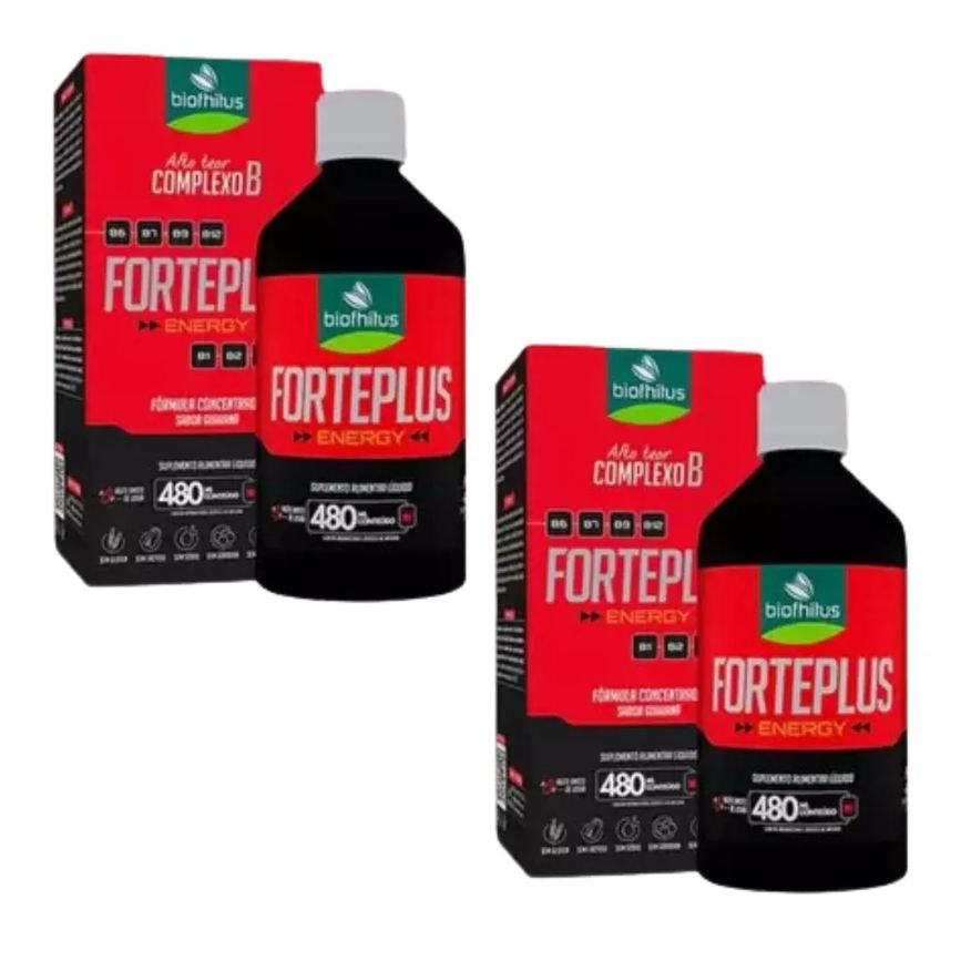 Biofhitus Kit C2 Vitamina Forteplus Energy Guaraná 480ml