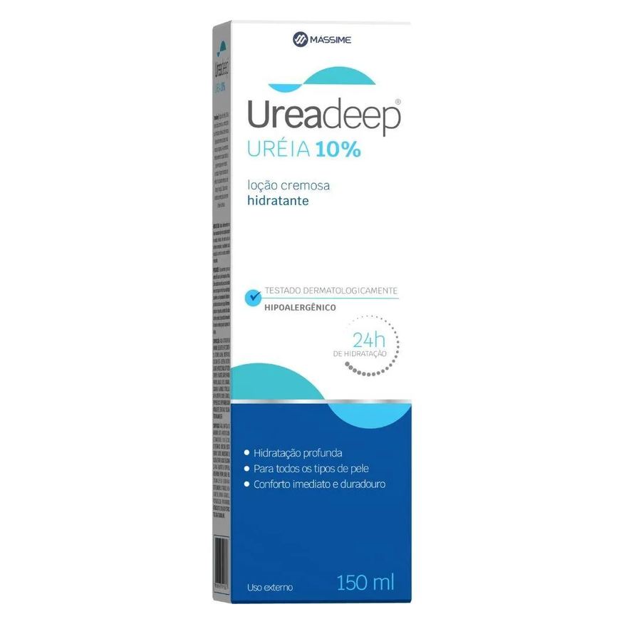 Massime Ureadeep 10% 150ml -loção Corporal Hidratação Intensa(uréia)