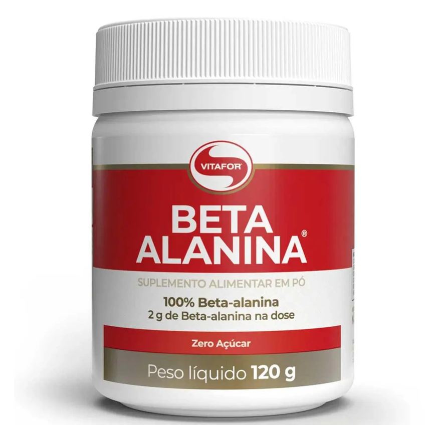 Vitafor Beta Alanina em Pó 2000mg Por Dose 100% Pura 120g