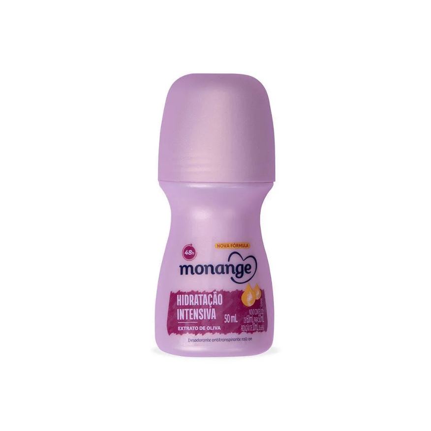 Monange Desodorante Roll On Hidratação Intensiva 50ml