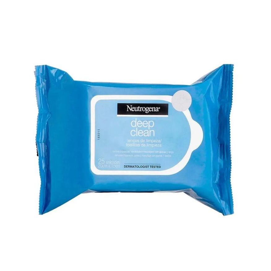 Neutrogena Lenço Demaquilante Deep Clean C/25un