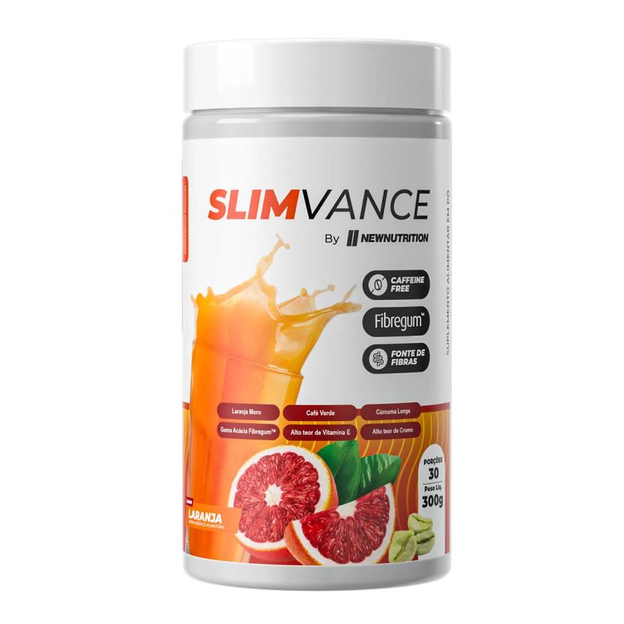 Newnutrition Slimvance Fibras sem Cafeina 300g Laranja
