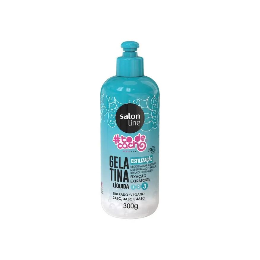 Salon Line Gelatina Capilar #todecacho Liquida Estilização 300g