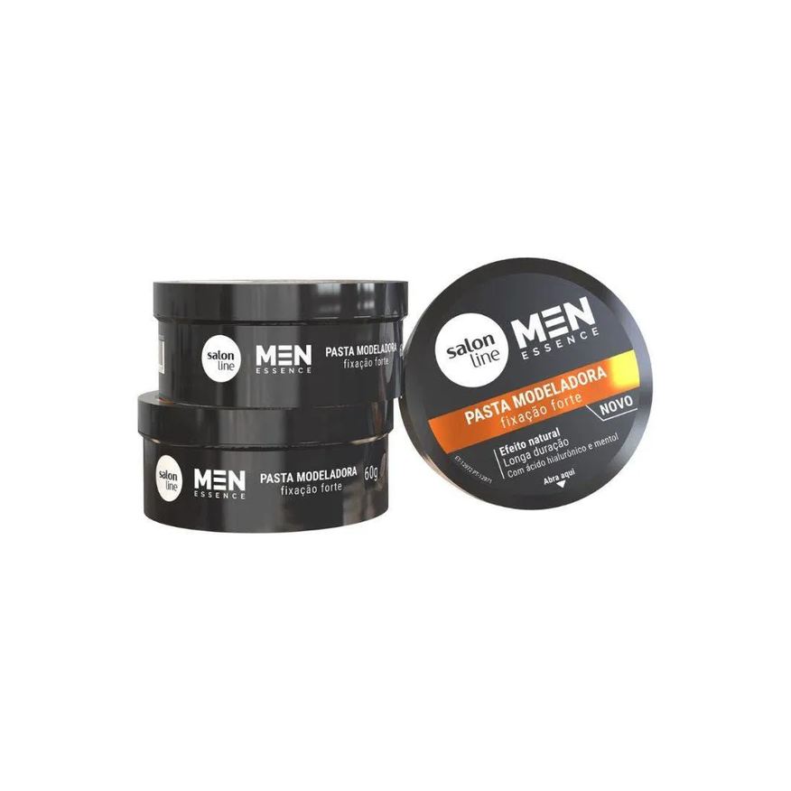 Salon Line Pasta Modeladora Men Essence Fixacao Forte 60g