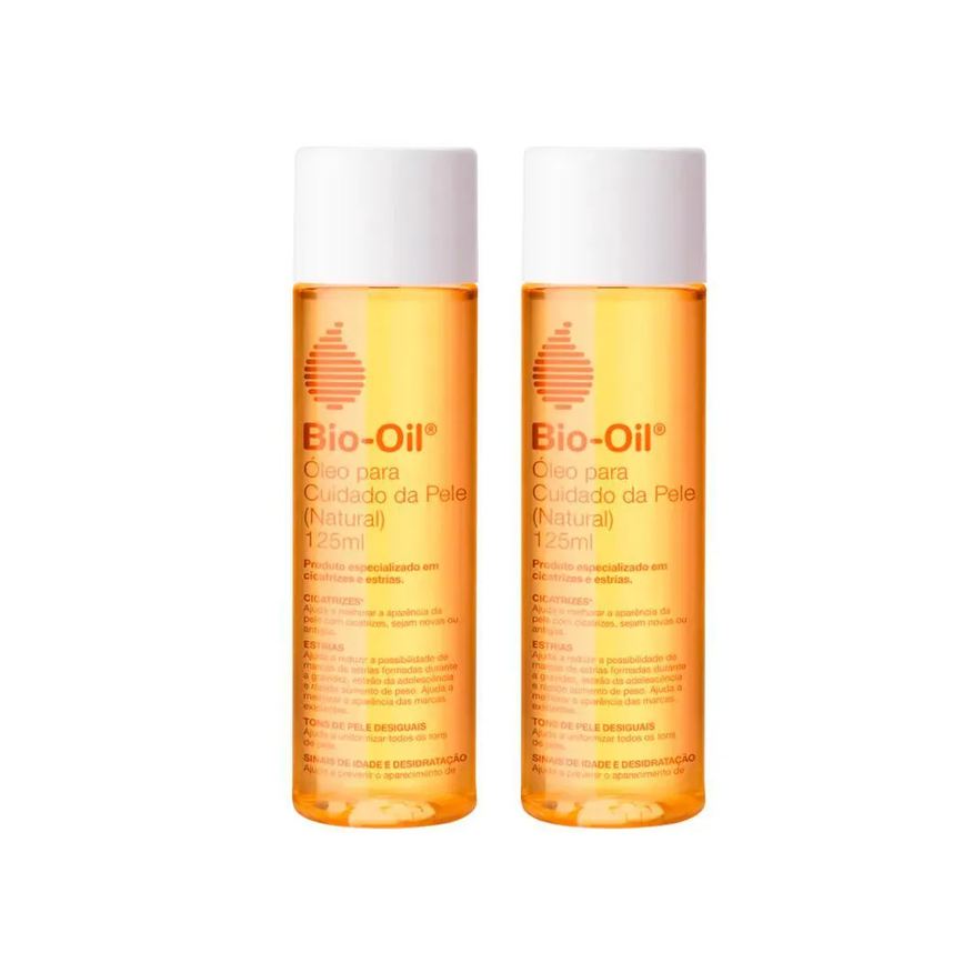 Bio-oil Kit Cicatrizante – 2 Óleos Corporais Cicatrizante Natural 125ml