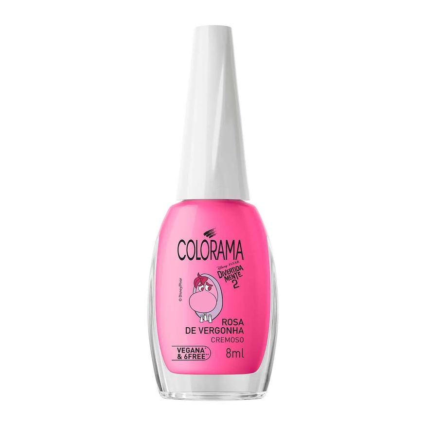 Colorama Esmalte Cremoso Divertidamente 8ml - Rosa de Vergonha